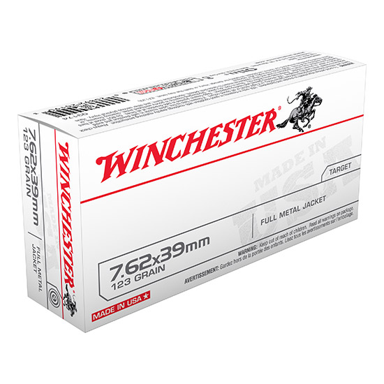 WIN USA 7.62X39 123GR FMJ 20/10 (2250) - Sale